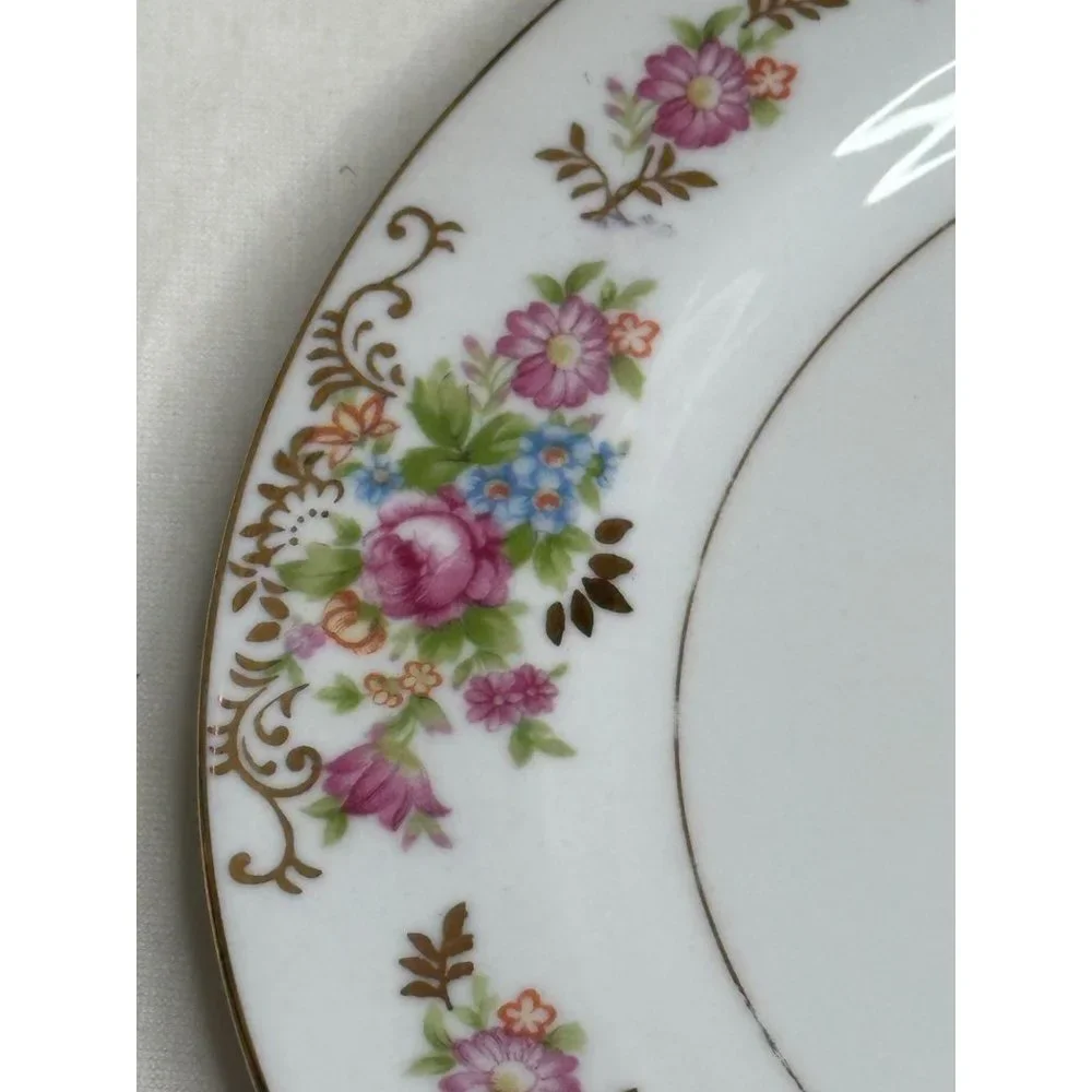 Maruichi China Large Dinner Plates Replacement Discontinued Pattern Two 10" - Picture 4 of 7